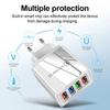 Multi-Port Tablet Charge Travel Portable EU/US Plug USB Charger 4-Port Quick Charge