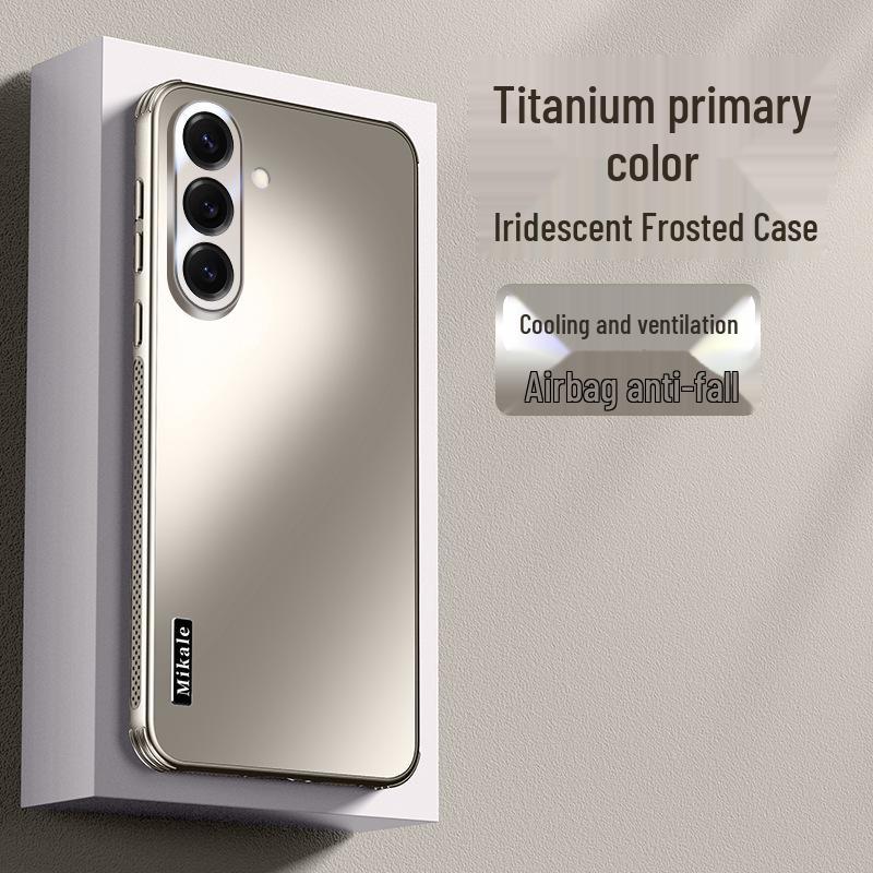 Чехол для телефона Samsung S26 Ultra с магнитным вращающимся держателем и блестящей матовой защитной крышкой