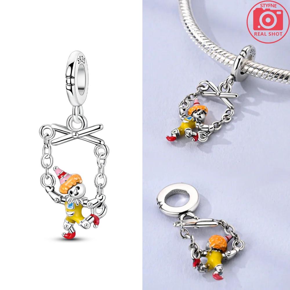 Шармы Plata Сказочный Марионетка На Шнурке Подвески Бусины Подходят Для Оригинальных Браслетов Шармы Для Женщин Украшения Своими Руками Изготовление Подарки