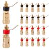 20PCS Small Gold-plated Push-type Spring Terminal Speaker Amplifier Spring Self-locking Socket Push-type Terminal