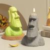 Moai Guardian силиконовая форма гигантская каменная статуя форма для свечи DIY искусство домашнее украшение гипсовая форма