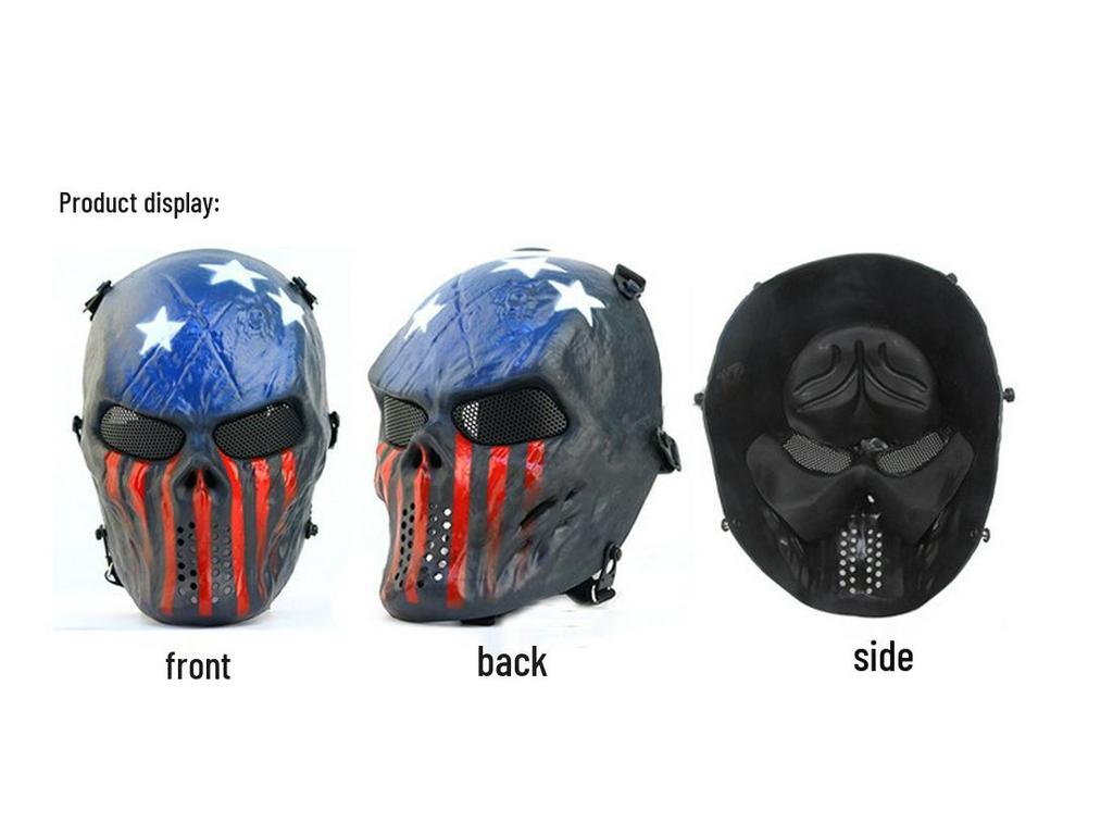 Хэллоуин Маска Хищника Скелета Ужасов - Защитный Реквизит