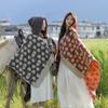 Grassland Travel Outer Cape Qinghai Thickened Hooded Warm Scarf Fashion Shawl Plus Size
