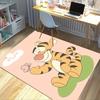 1pc, Tigger's Adventure: Cute Cartoon Tiger with Butterfly - Perfect for Home Decor, Office Rug, Chair Pad, Outdoor Carpet, and Gift Ideas!P