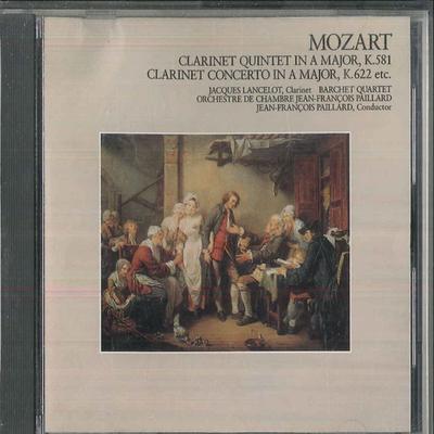 CD ЖАН-ФРАНСУА Моцарт Квинтет для кларнета ля мажор FDCA824 ERATO Япония Классика Б/у