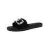 Fashion Women's Flat Slippers 2025 Summer Fashion Fringe Outdoor Soft Sole Beach Shoes Lightweight Comfortable Non Slip Casual Sandals