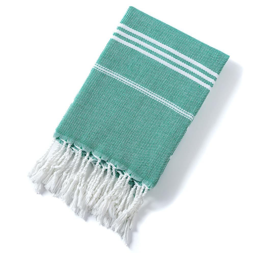 Holiday Towels with Tassel, Striped Bath Towels, Natural Turkish Beach Towel Set for Bathroom Pool Absorbent Towels