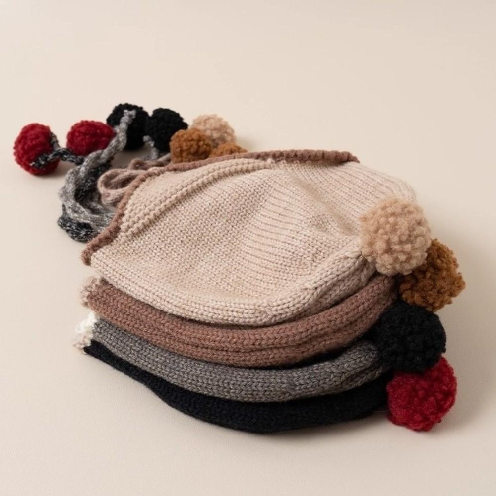 Warm Pullover Cap Knitted Knitted Cap New Beanie Hat  Outdoor Sports