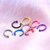 European & American Nose and Lip Piercing Jewelry: C-Shaped Nose Studs, Nose Rings, Nose Decorations, Lip Studs.