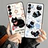 Чехол для телефона Samsung Galaxy A25 A16 A52 A36 A73 A51 A06 A50 A57 A15 A23 A13 A55 A41 A05 A70 A53 A17 A37 A12 Мультяшный кот