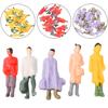 Engaging HO Scale Painted Figures for Model Trains 50pcs Model People Passenger