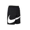 Contrast Large Logo Print Basketball Shorts Men Bottoms Black BV9386-011