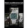 POEDAGAR Casual Man Clock Chronograph Date Waterproof Luminous Quartz Watches Stainless Steel Fashion Wristwatch Reloj