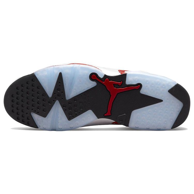 Мужские кроссовки Air Jordan 6 Retro Red Oreo White University-Red Black CT8529-162