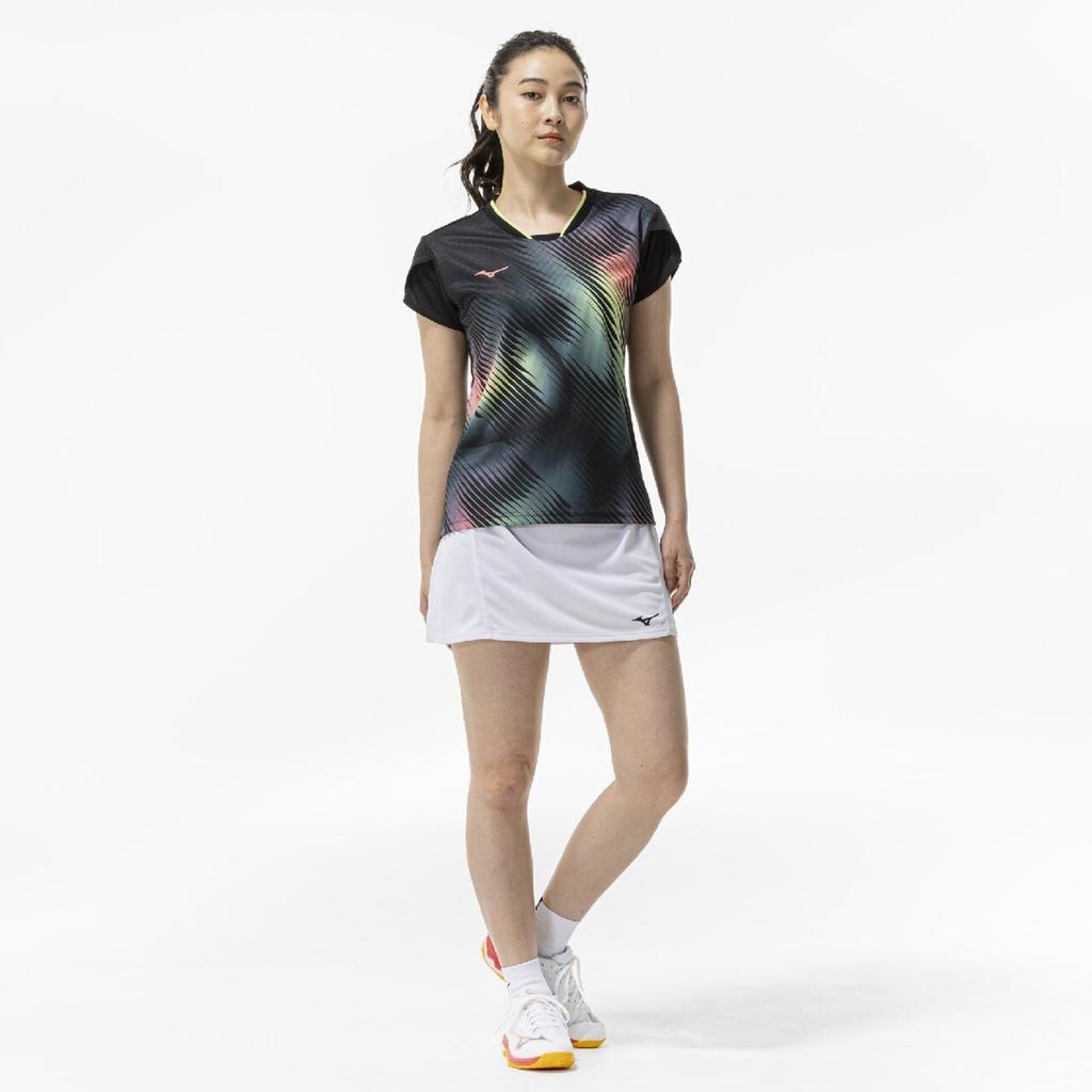 Tennis wear Dry Aeroflow Game Shirt w Easy to move highly XS - in, breathable, 62MAD710, Women's, Black,