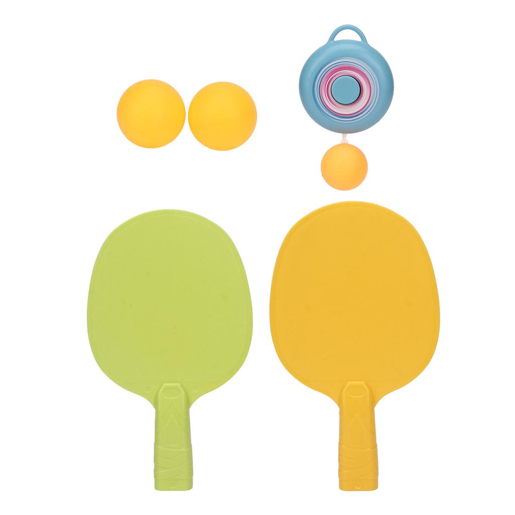 Indoor Hanging Table Tennis Hand Eye Coordination Toy 2 Racket Hanging Pingpong Trainer for Children Adult