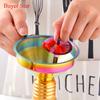 304 stainless steel funnel, household oil leak wine leak with removable filter
