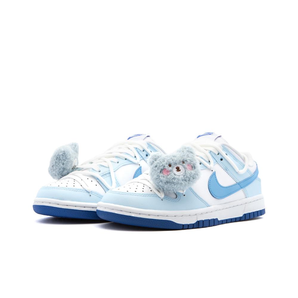 Nike Кроссовки для скейтборда Dunk Blue Bear, Янтарные, Нескользящие, Износостойкие, Низкие, DV0831-104(Команда189-)