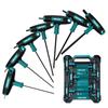 LIBRATON Hex Wrench Set with Handle Hex Car Motorcycle Repair with Storage Tray T-Type Set, 7-Piece Keys, 2.5mm-10mm, & Tools,