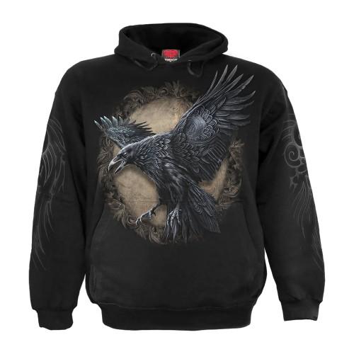 Spiral Direct Unisex Adult Raven Wise Hoodie