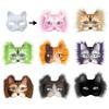 17 шт. Нарисованные от руки DIY Рождественские подарки Животное Кошка Лиса Маска DIY Граффити Маска на пол-лица Вечеринка Доступно несколько вариантов