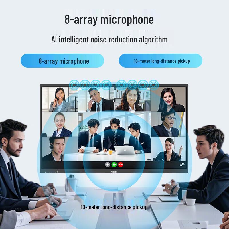 Philips 65-inch 4K Interactive Meeting Display with Camera (CN version)