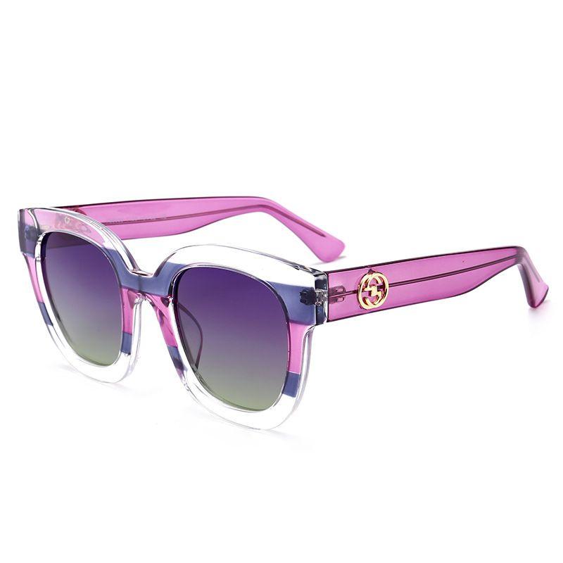 Fashion Luxury Large Square Uv Protection Sunglasses For Women