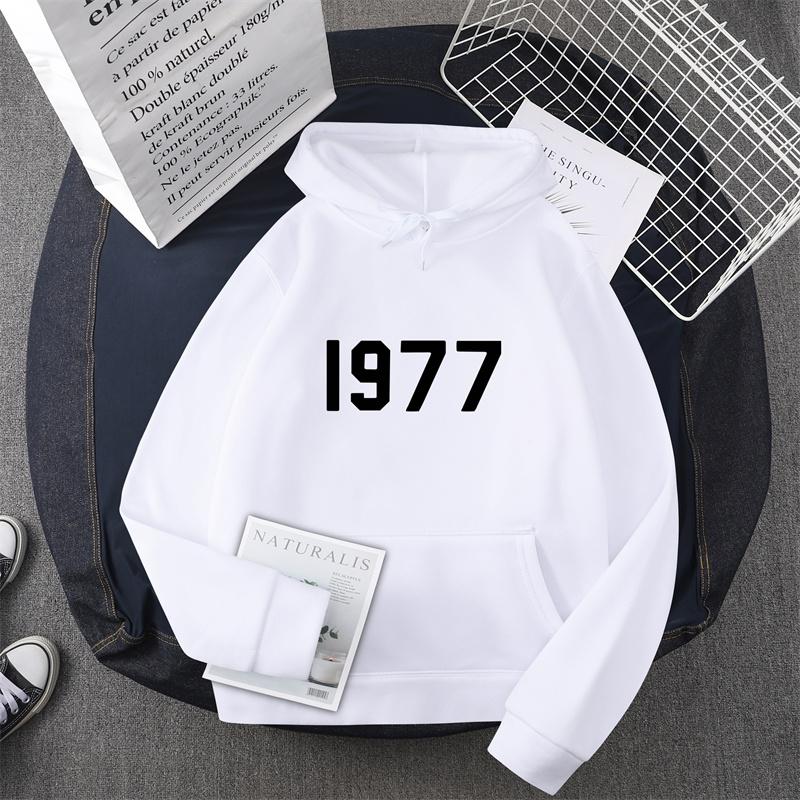 1977 Новый мужской и женский теплый модный худи Хип-хоп уличный бренд Высокое качество Горячая распродажа Мужской и женский спортивный худи