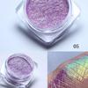 Многоцветные хамелеоновые тени для век, пудра, блестки для ногтей, Aurora Neon Rainbow Pigment, хромированная пудра, переливающиеся тени для век, декор для ногтей