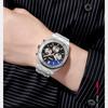 Повседневные роскошные мужские часы водонепроницаемые светящиеся дата хронограф кварцевые мужские часы из нержавеющей стали мужские наручные часы