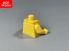 10 шт. Кирпичики MOC 97895 Жилет Для Фигурки 4 см Тело Одежда Сделай Сам Собранные Строительные Блоки Частицы Детская Головоломка Мозговая Игрушка Подарок
