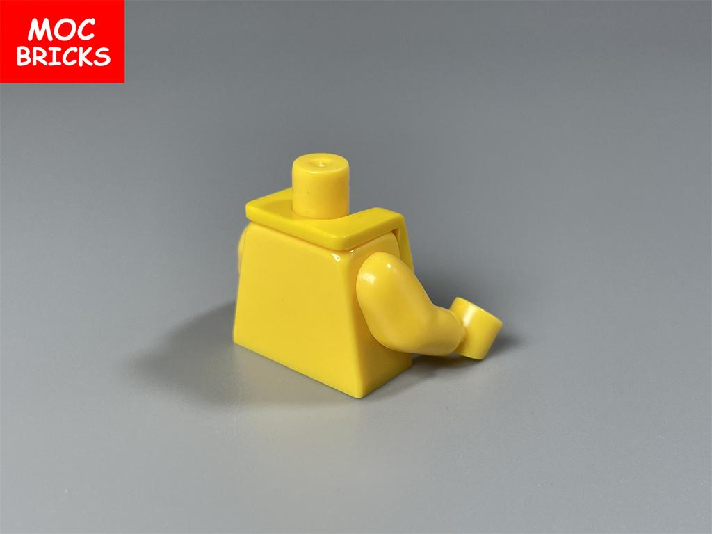 10 шт. Кирпичики MOC 97895 Жилет Для Фигурки 4 см Тело Одежда Сделай Сам Собранные Строительные Блоки Частицы Детская Головоломка Мозговая Игрушка Подарок