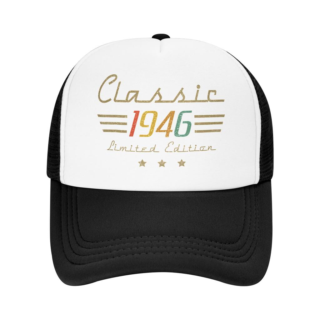 th Birthday Born Year Old Mesh Baseball Caps Unisex Sport Sun Caps Hat Adjustable Summer Trucker Cap