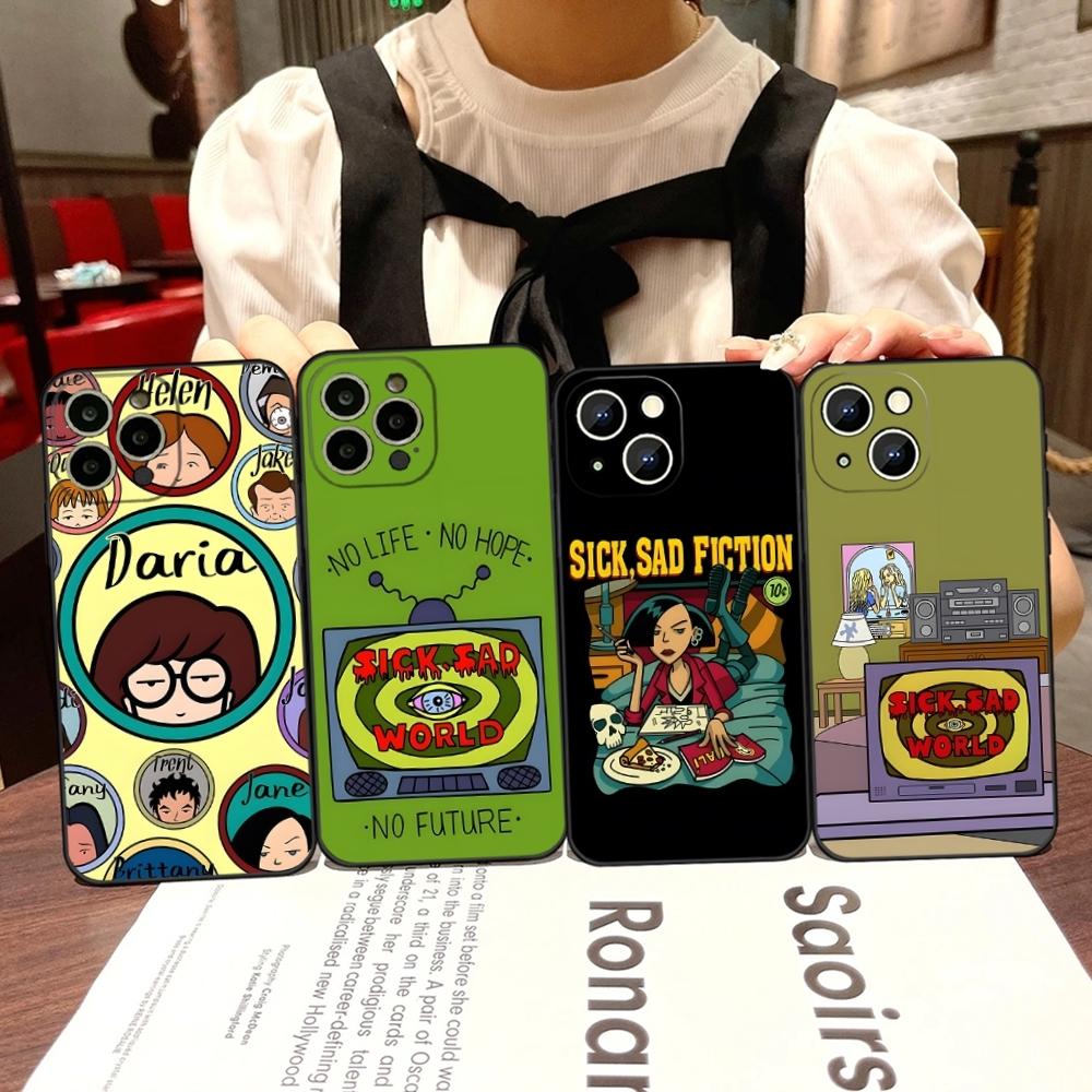 Anime Darias Phone Case For Iphone 17 Air 15 Pro Max 14 Pro 16 Plus 12 13 11 Xr X Xs 8 7 Plus Back Cover