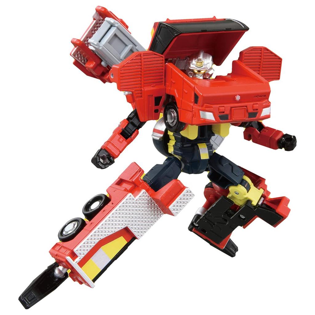 TAKARA TOMY Tomica Job Labor Gigant Fire Braver Fire Station Armor DX Set Mini Car Toy Ages 3+