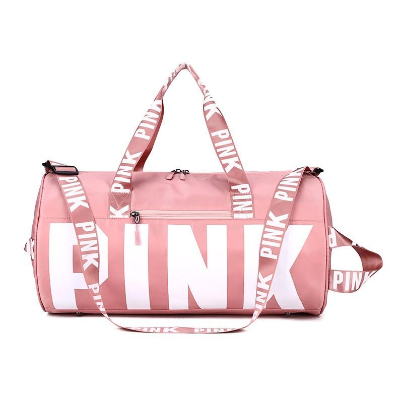 Large Capacity Lightweight Nylon Gym Yoga Swimming Travel Duffel Bag Women Men With Letter Print Casual Trip Tote