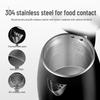Grelide 1.2L Low-Power 304 Stainless Steel Electric Kettle CN plug (adapter included)