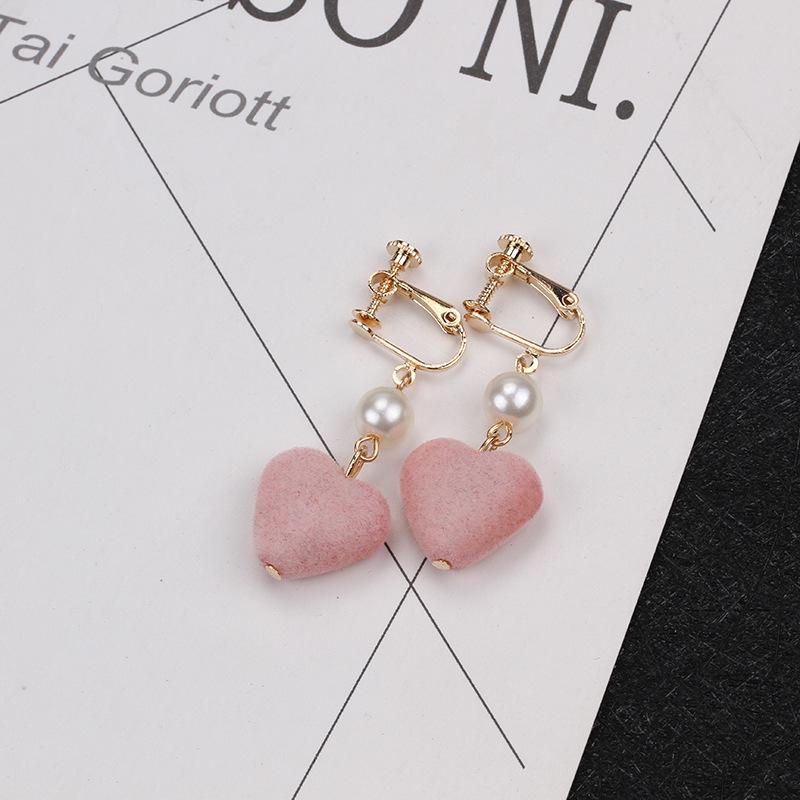 Асимметричные серьги-клипсы Velvet Love с жемчугом для женщин — пирсинг не требуется