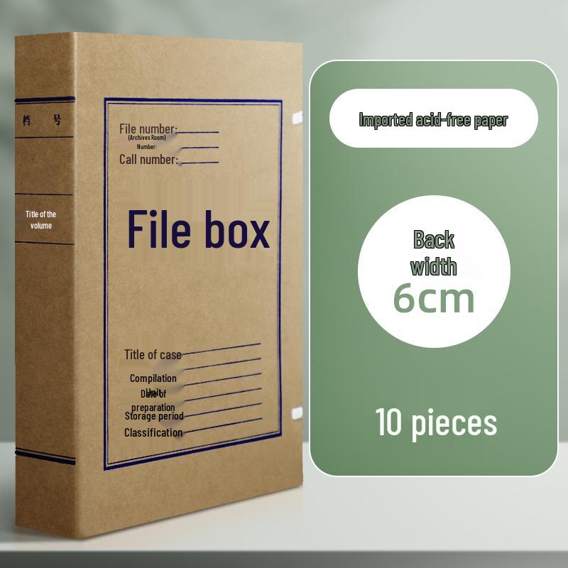 Extra Large Acid-Free A4 Kraft Paper Archive Box