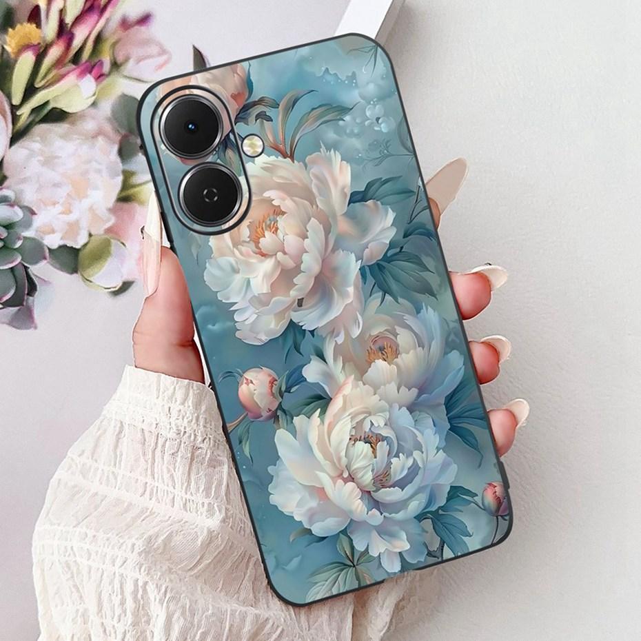 Cute Painting Phone Case For Tecno Spark Go 2 2025 Soft Silicone TPU Back Cover For Tecno Spark Go2 KM4 Cases Bumpers