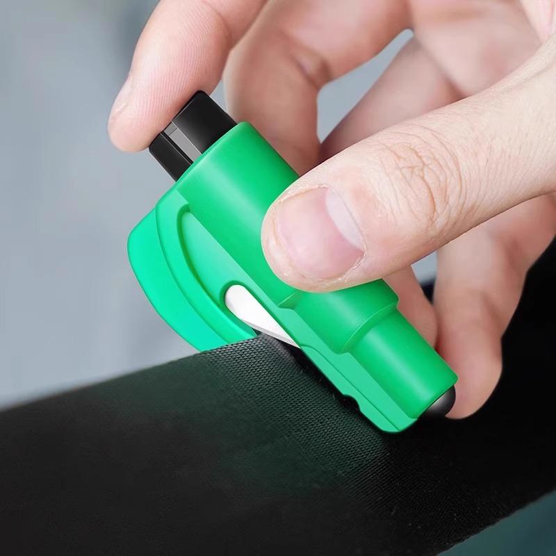 Многофункциональный автомобильный молоток безопасности: Аварийный стеклобой и инструмент для эвакуации