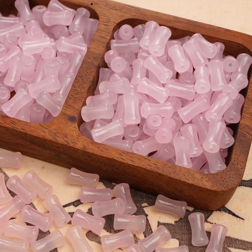 Стеклянные ореолы для окрашивания Бамбуковые бусины Бусины в старинном стиле Бусины ручной работы Аксессуары для бисера Глазурь Имитация нефрита Бусины Материалы