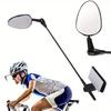 1 Pc Bike Helmet Rearview Mirror 360 Degree Adjustable Wide Angle Lightweight Bike Riding Mirror Bicycle Rearview Mirrors Accessories
