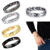 Steel Acupoint Massage Detachable Bangle Hematite Energy Healing Magnetic Therapy Bracelet