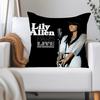 Наволочка для подушки с изображением певицы Lily Allen «West End Girl» Подходящее место Для гостевых комнат Интерьеров Автомобилей Офиса Декора дома