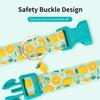 Cute Dog Collar Adjustable and Lightweight for Girl Female Boy Dogs,Soft and Fancy Summer Dog Collar with Lemon Special Design Pet Collar for Small