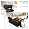 Soft Hair Dryer Storage Bag Foldable Curling Iron Organizer Curling Iron Carrying Case  Travel Use