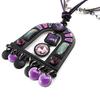[J2804] - Дизайнерское колье Anamaya фиолетово-черный
