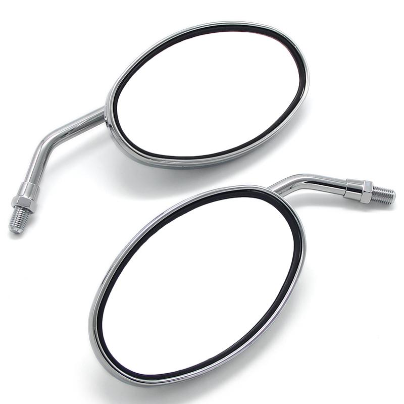 Motorcycle Rearview Mirror 10mm Side Mirror For Kawasaki EL250 EN400 EN450 EN500 VN250 VN400 Vulcan Classic VN750 VN800 VN900