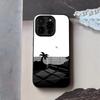 Чехол для телефона N-Neighbourhood Band для iPhone 17 Air 16 E Pro Max 15 14 13 Mini 12 Pro 11 Max Plus Черная стеклянная крышка
